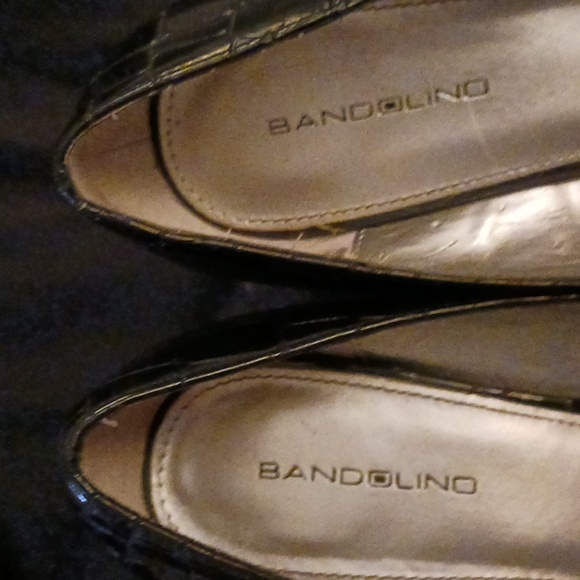 Bandolino patent leather croc print sz 8.5W - Picture 11 of 11